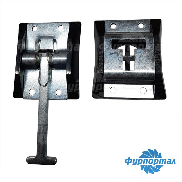 Фиксатор двери т-образный с пружиной